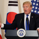 President Donald Trump attends the joint press conference at the presidential Blue House on Nov. 7, 2017, in Seoul, South Korea.(Chung Sung-Jun/Getty Images)